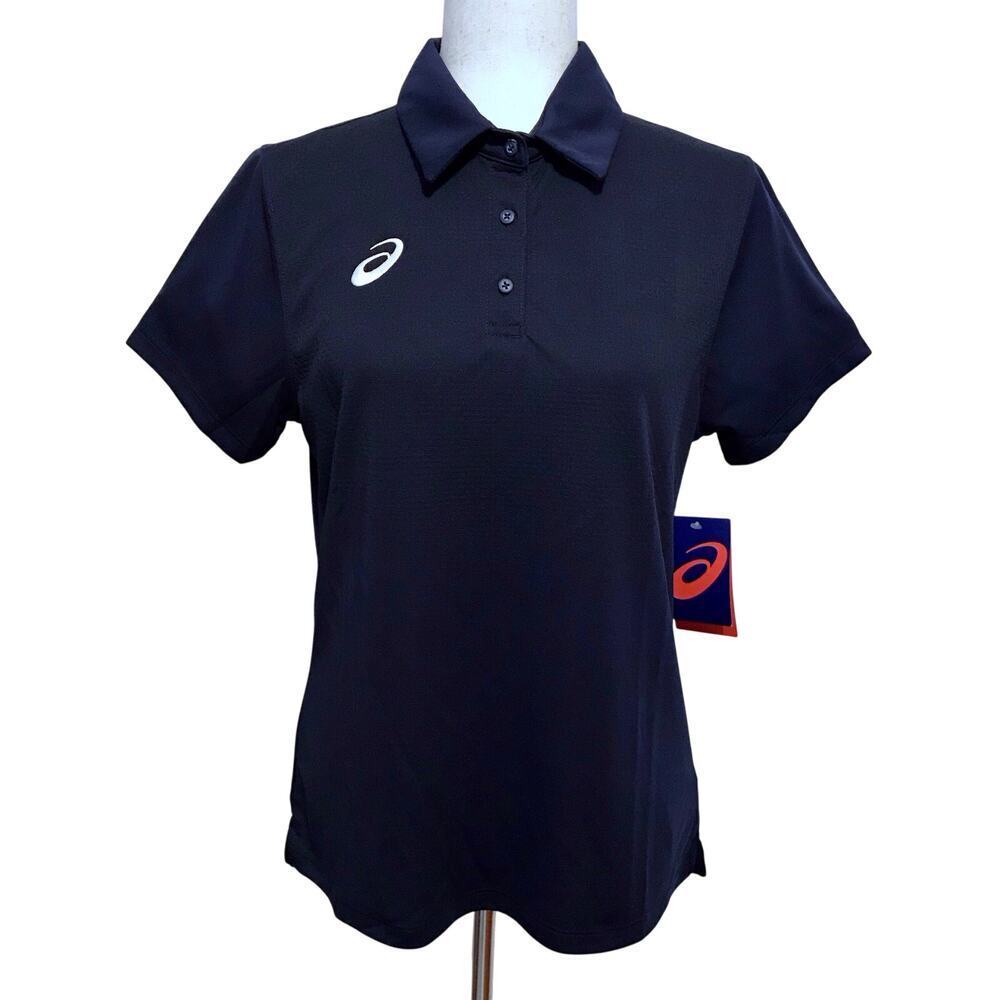 ASICS NWT Navy Performance Polo Women M